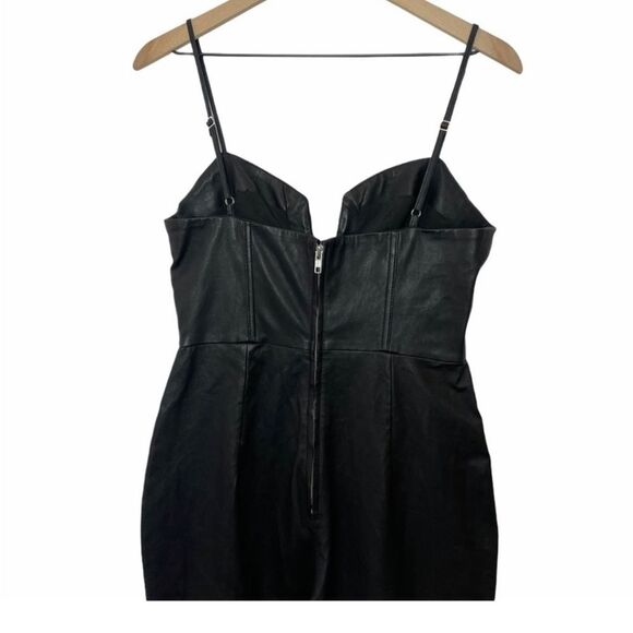 Camila Coelho Revolve Zofia Genuine Leather Jumpsuit - Picture 8 of 15